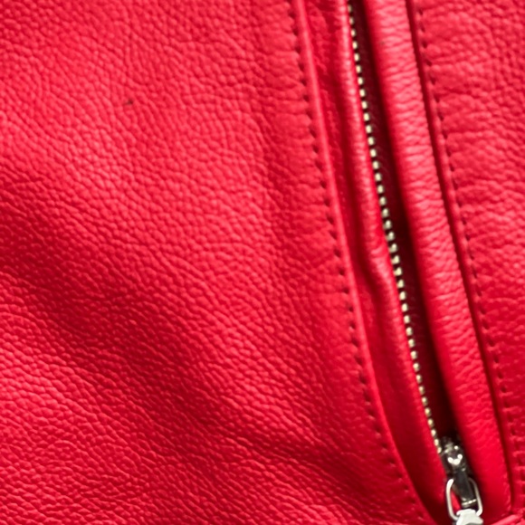Red Leather Jacket - Picture 5 of 12